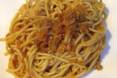 零厨艺*番茄肉沫意大利面