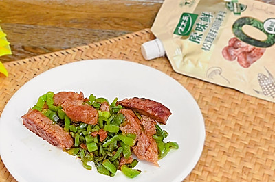 酱牛肉炒辣椒