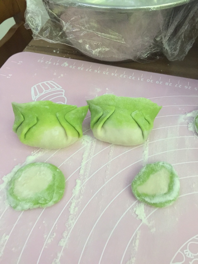 给小朋友的翡翠水饺的做法图解5