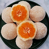 糯叽叽好吃到爆的砂糖橘水果大福的做法图解10