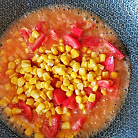 爆好吃的茄汁玉米鸡胸肉❗️好吃不胖的做法图解5