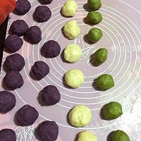 抹茶紫薯蛋黄酥的做法图解6