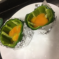 惊魂青椒芝士烤蛋的做法图解2
