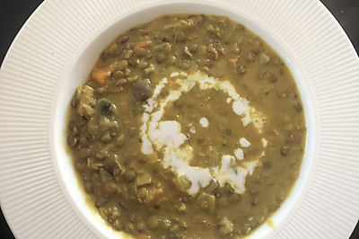 纯素Curry lentils 超简单的咖喱小扁豆