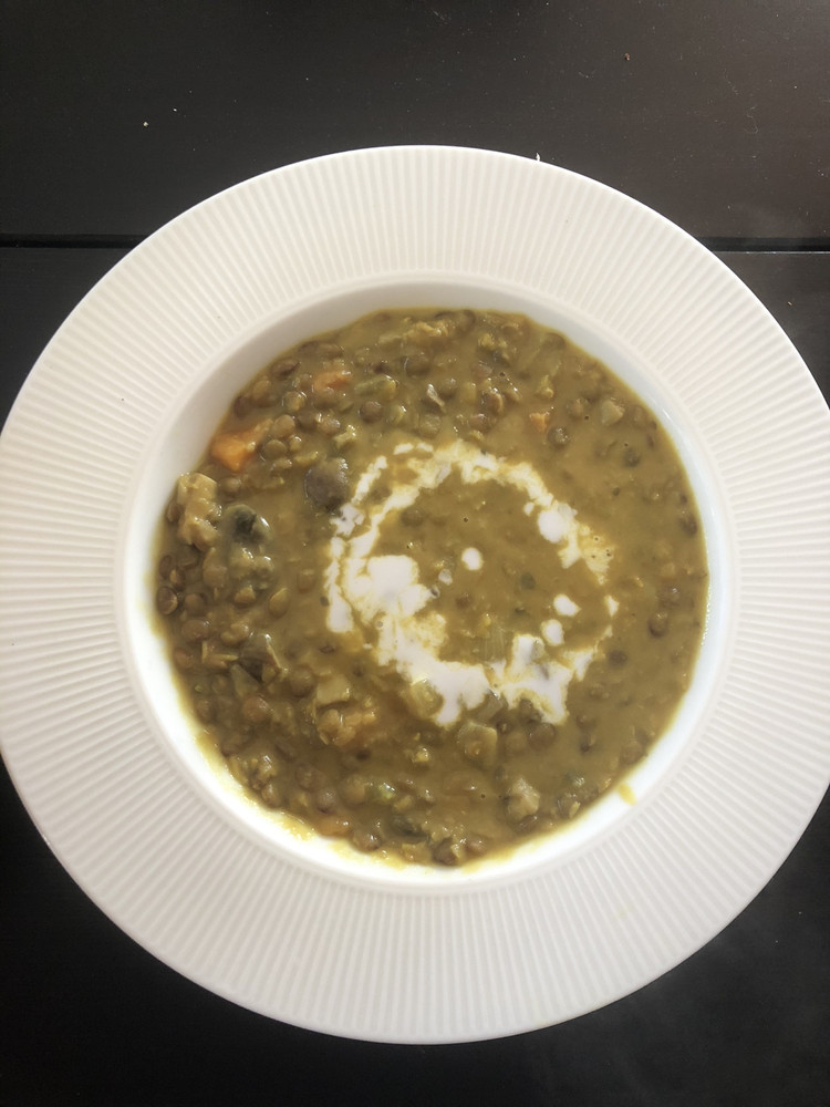 纯素Curry lentils 超简单的咖喱小扁豆的做法