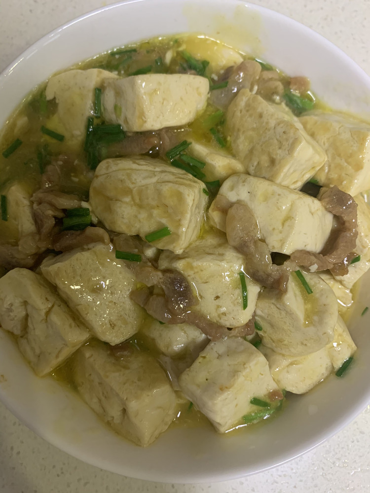 肉丝豆腐的做法