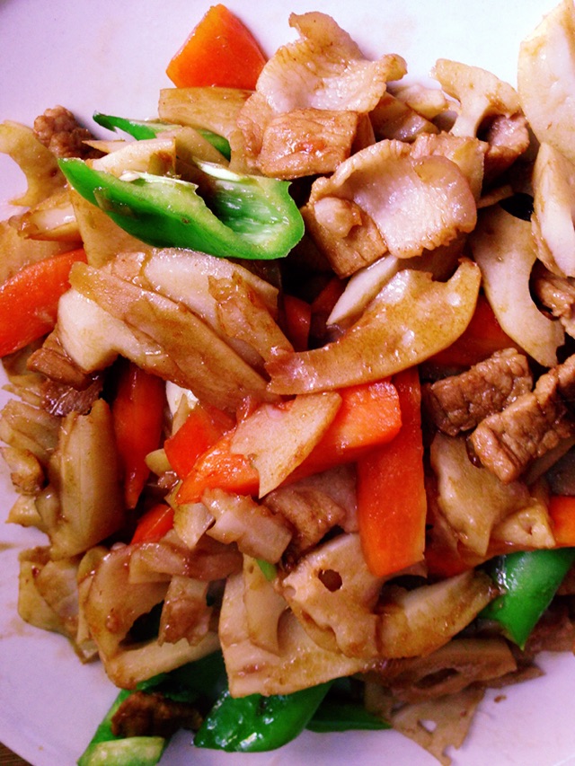 炝炒莲菜的做法图解10