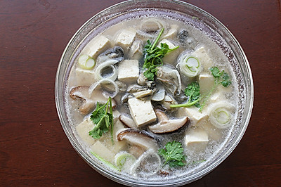 牡蛎豆腐汤