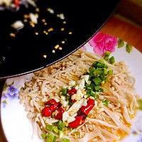 #夏日素食#白灼金针菇的做法图解4