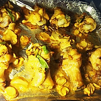 蒜烤翅根杏鲍菇的做法图解3