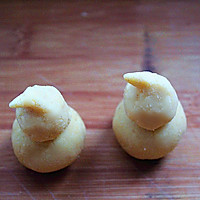 奶香玉米面金葫芦的做法图解5