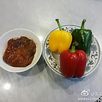 多彩黑椒牛肉串的做法图解1