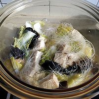 #憋在家里吃什么#北极虾娃娃菜粉丝煲的做法图解10