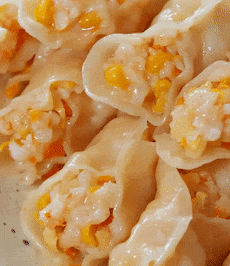【宝宝辅食】虾仁玉米蒸饺