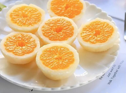 山药橘子大福的做法