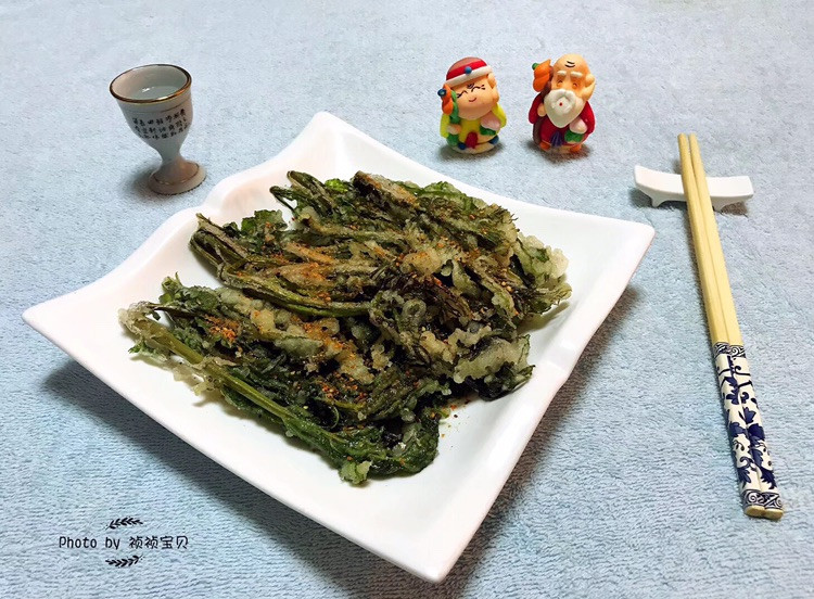 炸香椿的做法