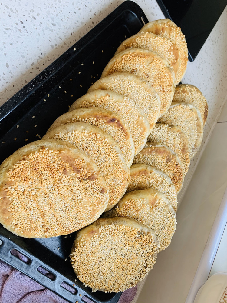 椒盐烧饼的做法