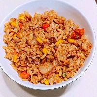 酱油炒饭的做法图解6