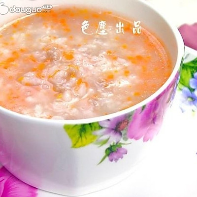 胡萝卜牛肉粥
