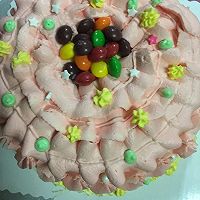 彩虹糖淡奶油蛋糕，最适合新手的做法图解24