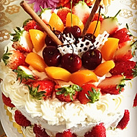 8寸水果生日蛋糕的做法图解9
