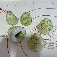 榆钱窝窝+炸花椒芽的做法图解4