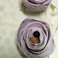 紫薯花式馒头的做法图解3