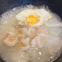 冬瓜虾仁荷包蛋汤的做法图解4