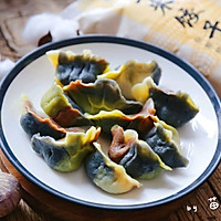 迷彩饺子～新良玉米面饺子粉#年味十足的中式面点#的做法图解14