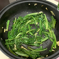 清炒油麦菜的做法图解9
