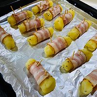 新手必备菜谱：土豆培根卷的做法图解3