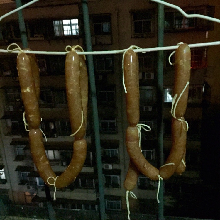 自制奥尔良鸡肉脆皮肠的做法图解9