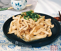 海鲜菇炒肉丝的做法