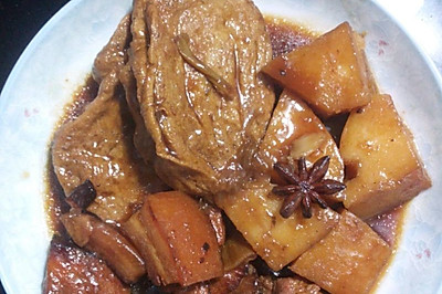 土豆素鸡红烧肉（电压力锅做法）