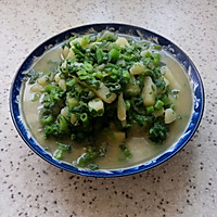 土豆虾酱瓜叶的做法图解13