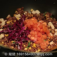 学做能控制体重的轻食料理——红米孜然炒饭的做法图解9