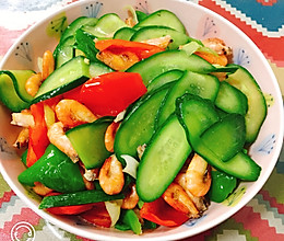 快手菜—河虾炒黄瓜的做法
