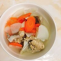 清淡大骨萝卜汤宝宝辅食的做法图解4