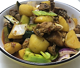 经典大盘鸡的做法