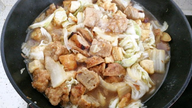 大锅菜 （乱炖）过年特有的味道 懒人快手菜的做法