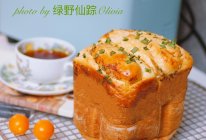 【香葱肉松面包】面包机款的做法