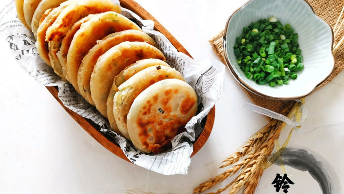 香酥葱油千层饼