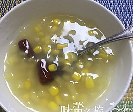 红枣苹果玉米羹的做法