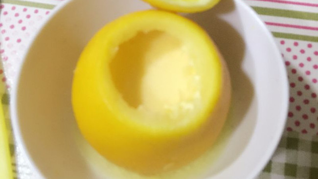 橙子蒸蛋的做法
