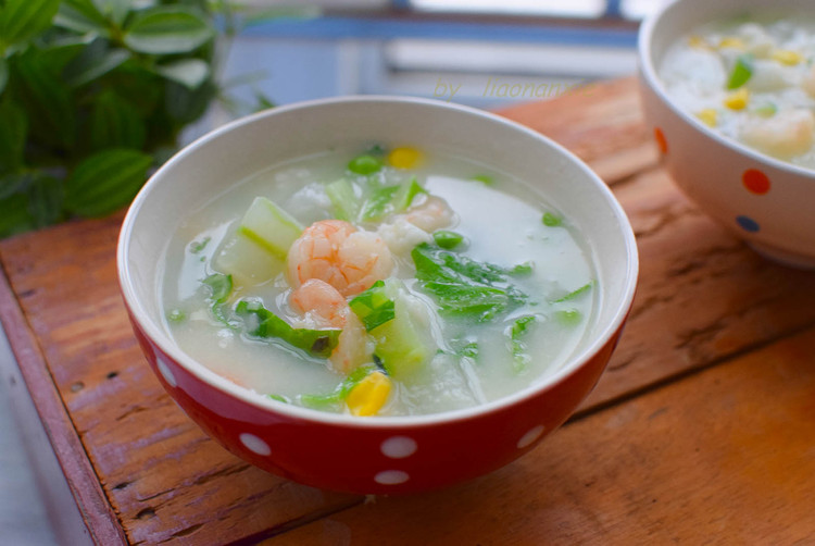 冬瓜虾仁疙瘩汤的做法
