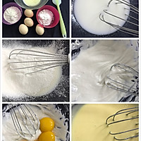 #奇妙烘焙屋#缤纷双色水果奶油蛋糕的做法图解1