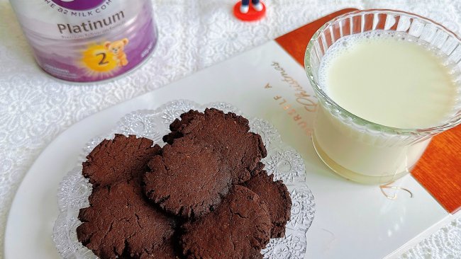 治愈系小零食❗️可可奶酪饼干‼️#a2紫白金吸收实力派#的做法