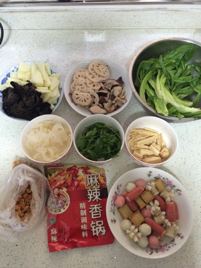 自制简易麻辣香锅的做法图解1