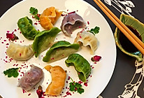 五彩水饺的做法