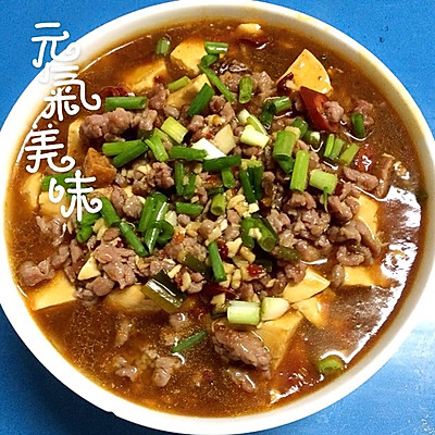 肉末豆腐